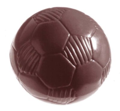 Chocolate World Frame Moulds - CW1243 - Football Ø 30mm - 9gm - 30x30x15mm