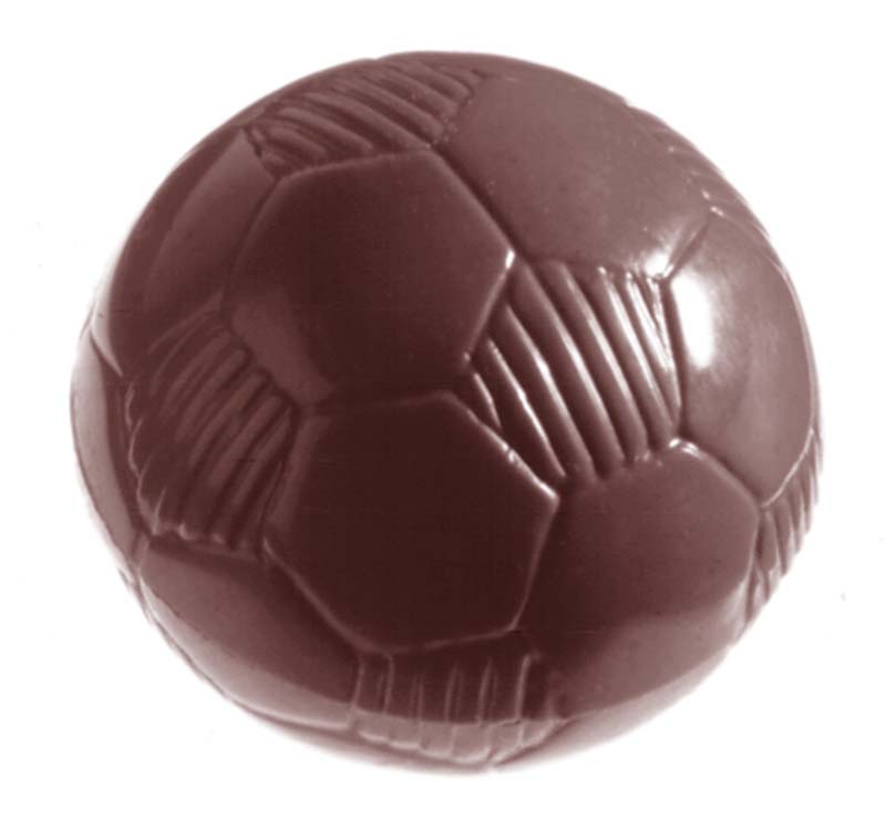 Chocolate World Frame Moulds - CW1243 - Football Ø 30mm - 9gm - 30x30x15mm