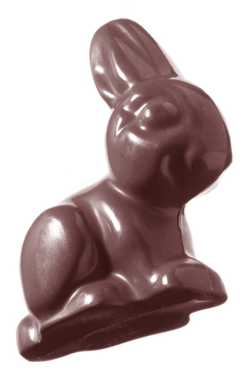 Chocolate World Frame Moulds - CW1245 - Hare André - 15gm - 59x44x13mm
