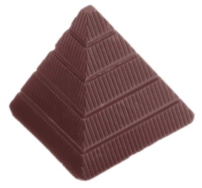 Chocolate World Frame Moulds - CW1260 - Pyramid - 13gm - 31x31x29mm