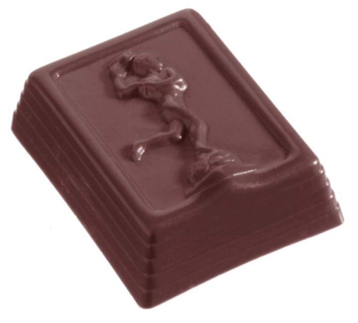 Chocolate World Frame Moulds - CW1272 - Brabo - 12gm - 40x30x10mm