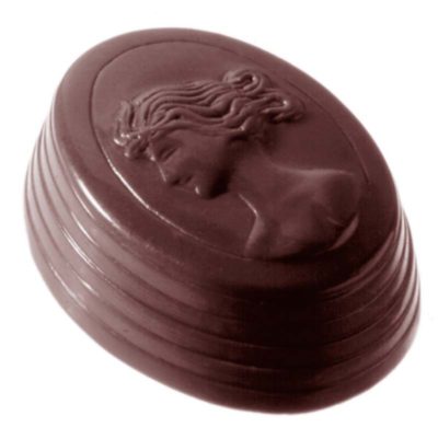 Chocolate World Frame Moulds - CW1274 - Camee - 13gm - 40x30x13mm