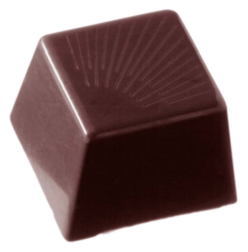 Chocolate World Frame Moulds - CW1303 - Carre Soleil - 11gm - 26x26x18mm
