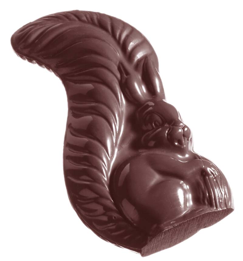 Chocolate World Frame Moulds - CW1311 - Squirrel - 35gm - 84x44x14mm