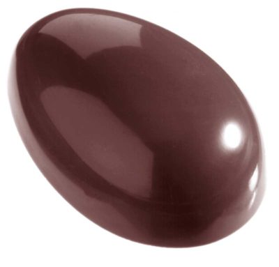 Chocolate World Frame Moulds - CW1317 - Egg Smooth 43mm - 12gm - 43x30x14mm