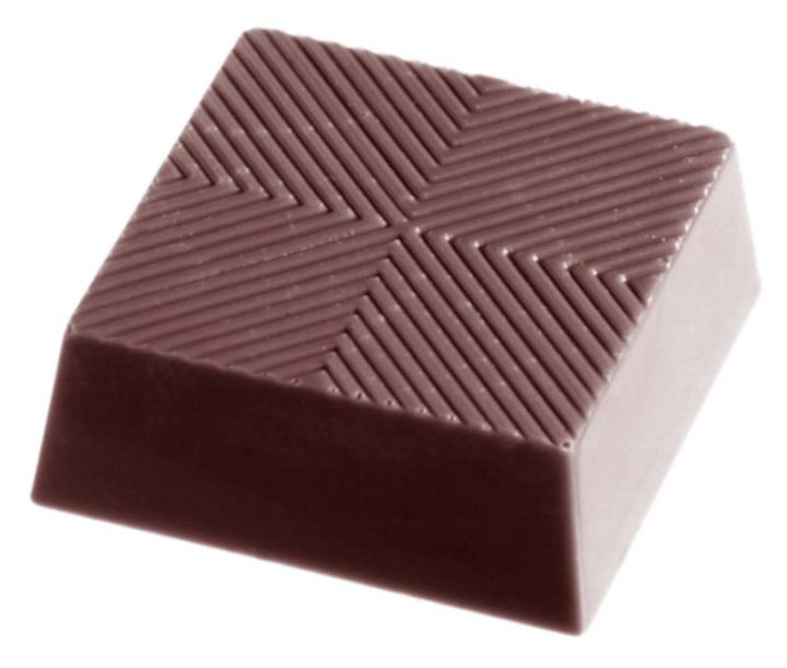 Chocolate World Frame Moulds - CW1326 - Square - 27gm - 39x39x14mm