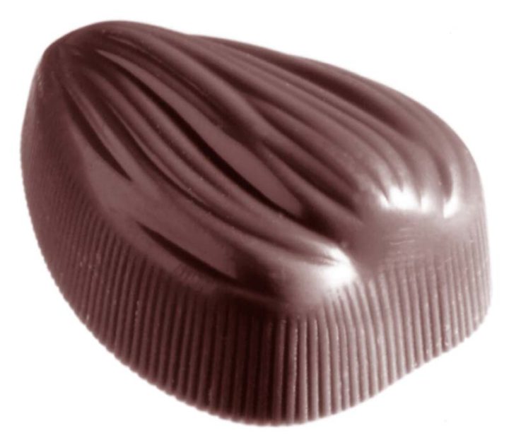 Chocolate World Frame Moulds - CW1331 - Almond - 16gm - 43x30x16mm