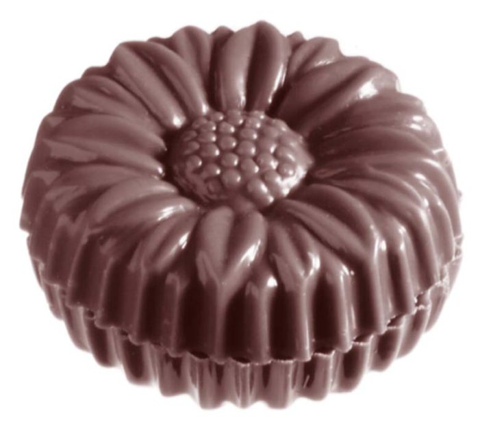 Chocolate World Frame Moulds - CW1332 - Maguerite Double - 7gm - 35x35x7mm