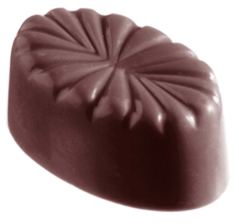 Chocolate World Frame Moulds - CW1335 - French Oval - 10gm - 35x22x15mm
