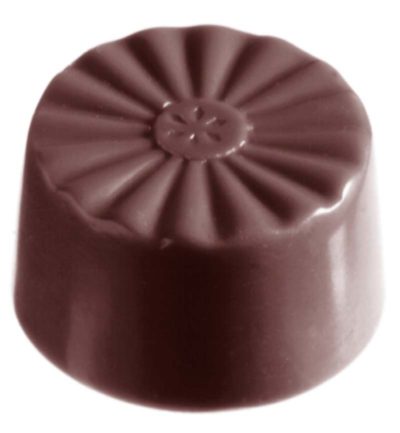 Chocolate World Frame Moulds - CW1336 - French Round - 10gm - 28x28x15mm