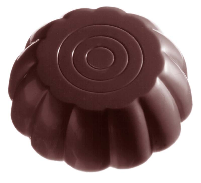 Chocolate World Frame Moulds - CW1364 - Mini Turban - 55gm - 58x58x20mm