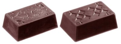Chocolate World Frame Moulds - CW1373 - Playing Cards 18 Fig. (Part 3) - 15gm - 39x25x13mm