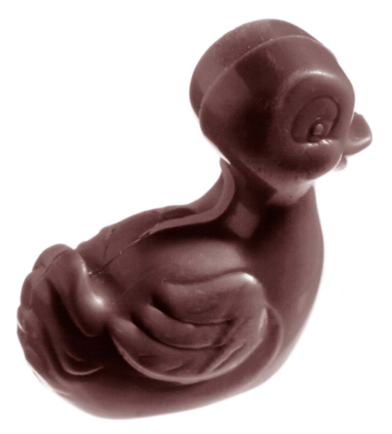 Chocolate World Frame Moulds - CW1382 - Small Duck - 7gm - 35x40x10mm