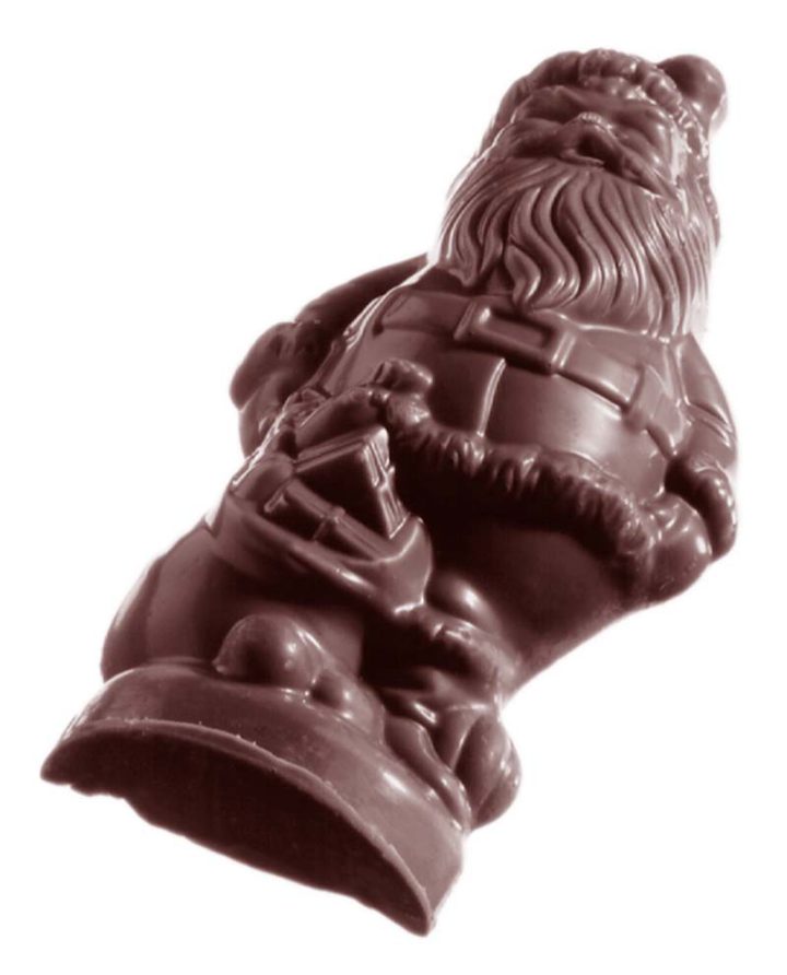 Chocolate World Frame Moulds - CW1389 - Santa Claus - 14gm - 55.6x29x18mm