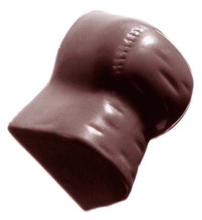 Chocolate World Frame Moulds - CW1394 - Champagne Cork - 15gm - 40x26x19mm