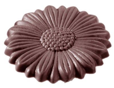 Chocolate World Frame Moulds - CW1395 - Sunflower - 7gm - 43x43x5mm