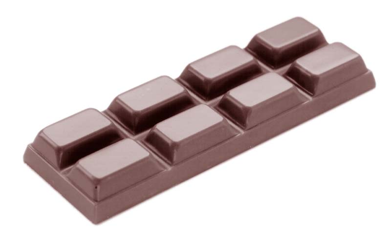Chocolate World Frame Moulds - CW1407 - Tablet - 21gm - 93x32x10mm