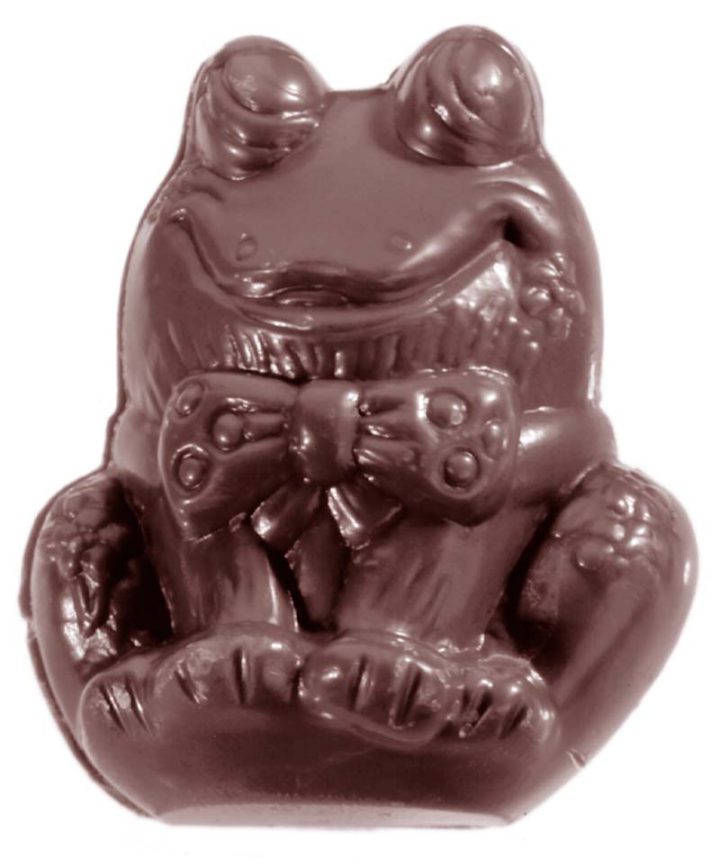 Chocolate World Frame Moulds - CW1408 - Frog - 20gm - 48x41x16mm