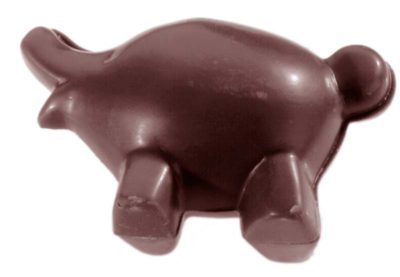 Chocolate World Frame Moulds - CW1410 - Pig - 10gm - 49x28x12mm