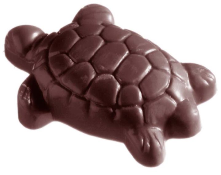 Chocolate World Frame Moulds - CW1411 - Turtle - 12gm - 50x35x12mm