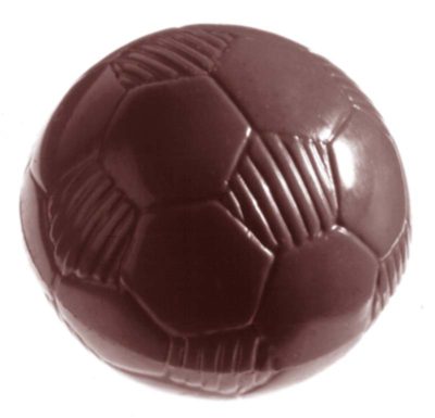 Chocolate World Frame Moulds - CW1428 - Football Ø 26mm - 6gm - 26x26x13mm