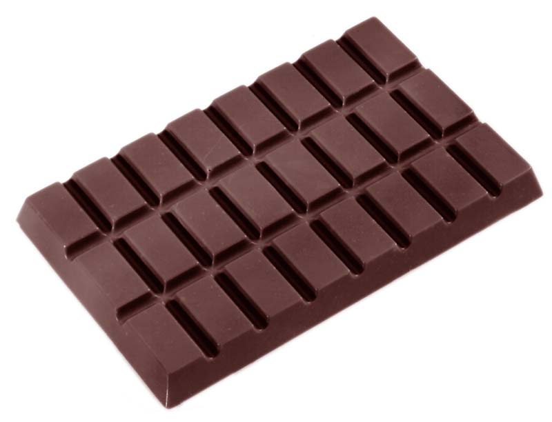 Chocolate World Frame Moulds - CW1430 - Tablet 138 Gr - 138gm - 124x77x15mm