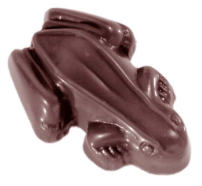 Chocolate World Frame Moulds - CW1445 - Frog 3 Gr - 3gm - 29x20x10mm