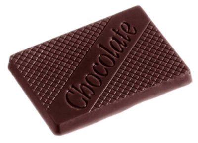 Chocolate World Frame Moulds - CW1446 - Chocolate - 5gm - 41x30x4mm