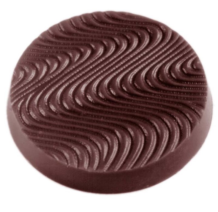 Chocolate World Frame Moulds - CW1456 - Disc Ø 40mm - 9gm - 39x39x5mm
