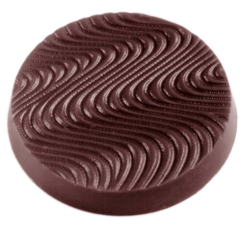 Chocolate World Frame Moulds - CW1456 - Disc Ø 40mm - 9gm - 39x39x5mm