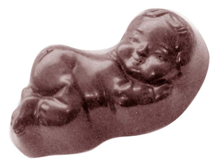 Chocolate World Frame Moulds - CW1457 - Baby Nanda - 23gm - 61x31x19mm