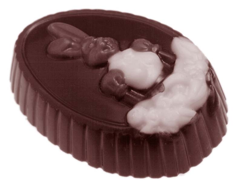 Chocolate World Frame Moulds - CW1460 - Family Hare Buchee 2 Fig. - 18gm - 50x34x16mm