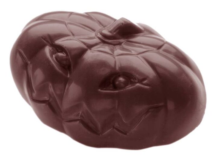Chocolate World Frame Moulds - CW1462 - Halloween Pumpkin Large - 26gm - 58x37x19mm