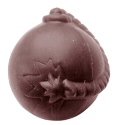 Chocolate World Frame Moulds - CW1475 - Bomb - 16gm - 29x29x15mm