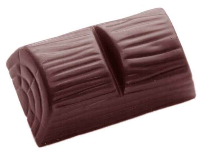 Chocolate World Frame Moulds - CW1483 - Tree Trunk - 21gm - 49x28x15mm