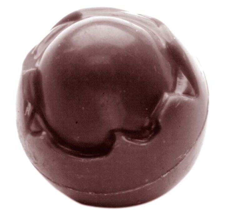 Chocolate World Frame Moulds - CW1487 - Boiled Egg 24mm - 9gm - 24x24x26mm
