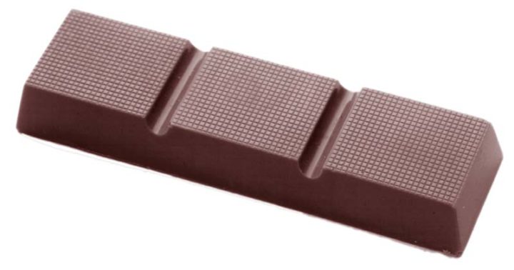 Chocolate World Frame Moulds - CW1489 - Bar - 51gm - 108x30x11mm