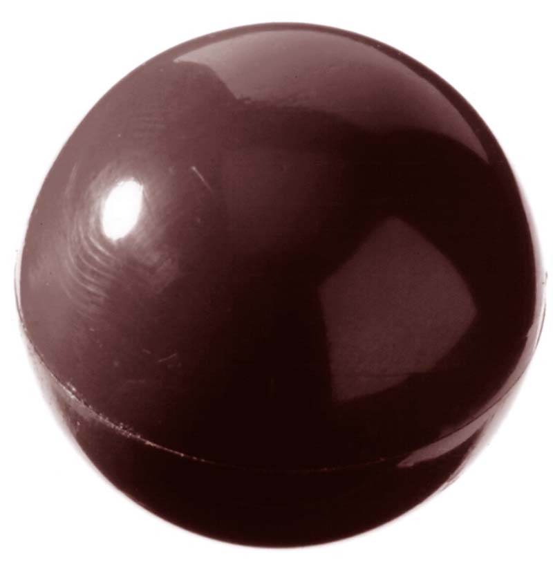 Chocolate World Frame Moulds - CW1495 - Half Sphere Ø 20mm - 2.5gm - 20x20x10mm