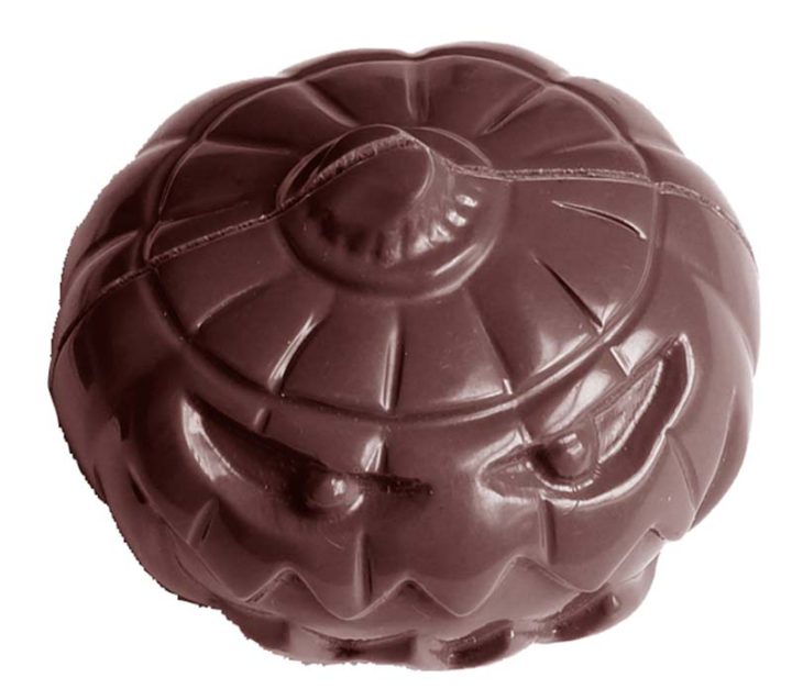 Chocolate World Frame Moulds - CW1496 - Halloween Pumpkin - 8.5gm - 35x27x17mm