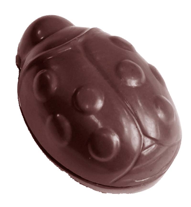 Chocolate World Frame Moulds - CW1499 - Ladybug - 12gm - 38x24x19mm