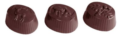 Chocolate World Frame Moulds - CW1507 - Autumn 3 Fig. - 16gm - 37x28x20mm