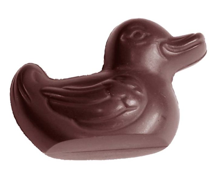 Chocolate World Frame Moulds - CW1511 - Duck - 6gm - 35x29x11mm