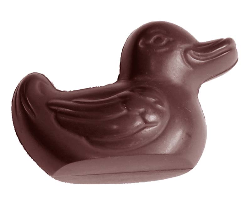 Chocolate World Frame Moulds - CW1511 - Duck - 6gm - 35x29x11mm