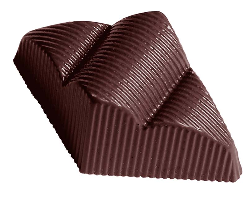 Chocolate World Frame Moulds - CW1512 - Square - 10.5gm - 45x27x18mm