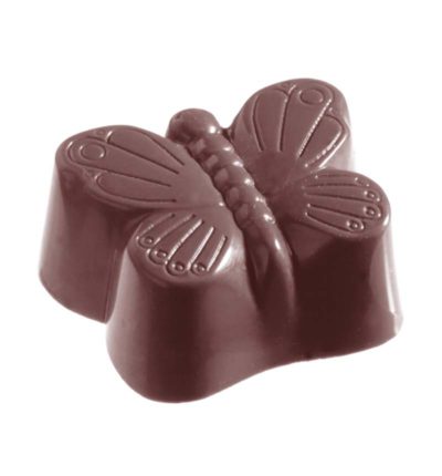 Chocolate World Frame Moulds - CW1527 - Butterfly Small - 9gm - 32x24x13mm