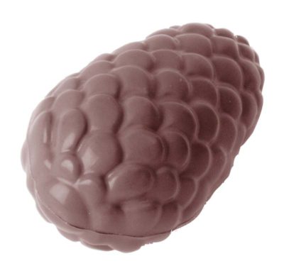 Chocolate World Frame Moulds - CW1536 - Pine Cone - 7gm - 42x25x11mm