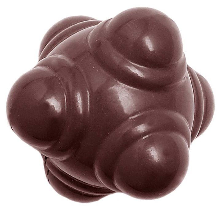 Chocolate World Frame Moulds - CW1538 - New Atomium - 6gm - 27.34x27.34x16.57mm