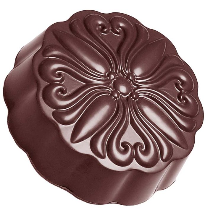 Chocolate World Frame Moulds - CW1542 - Mooncake - 39gm - 54x54x16mm