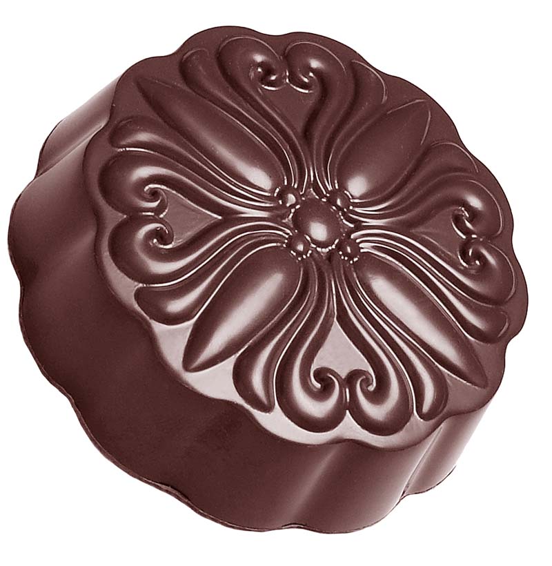 Chocolate World Frame Moulds - CW1542 - Mooncake - 39gm - 54x54x16mm