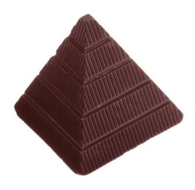 Chocolate World Frame Moulds - CW1547 - Pyramid - 8.75gm - 27x27x29mm